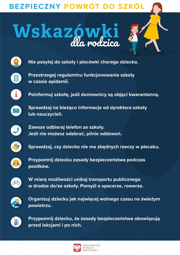 WSKAZÓWKI DLA RODZICA - PLAKAT